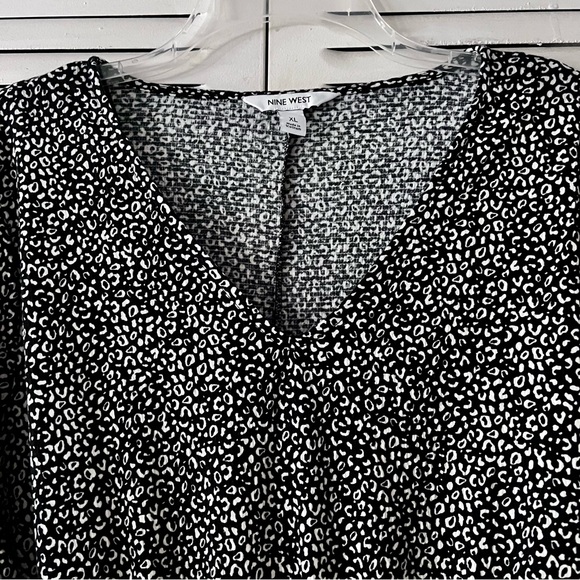 Nine West Elastic Waist Midi Dress - Picture 2 of 9